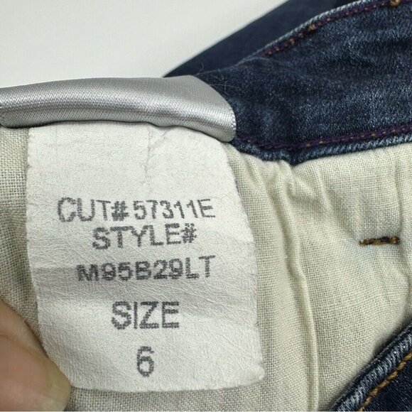 NYDJ Women's Dark Wash Mid-Rise Skinny Fit Denim Jeans 6/W28.25/L27.5 - Picture 7 of 11